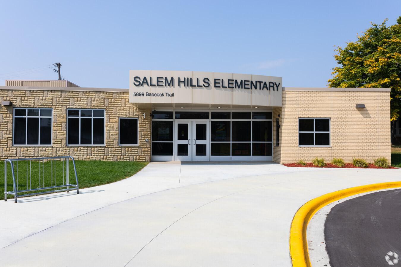 Salem Hills Elementary located just a short drive away. Serving approximately 276 students in prekindergarten through fifth grade.