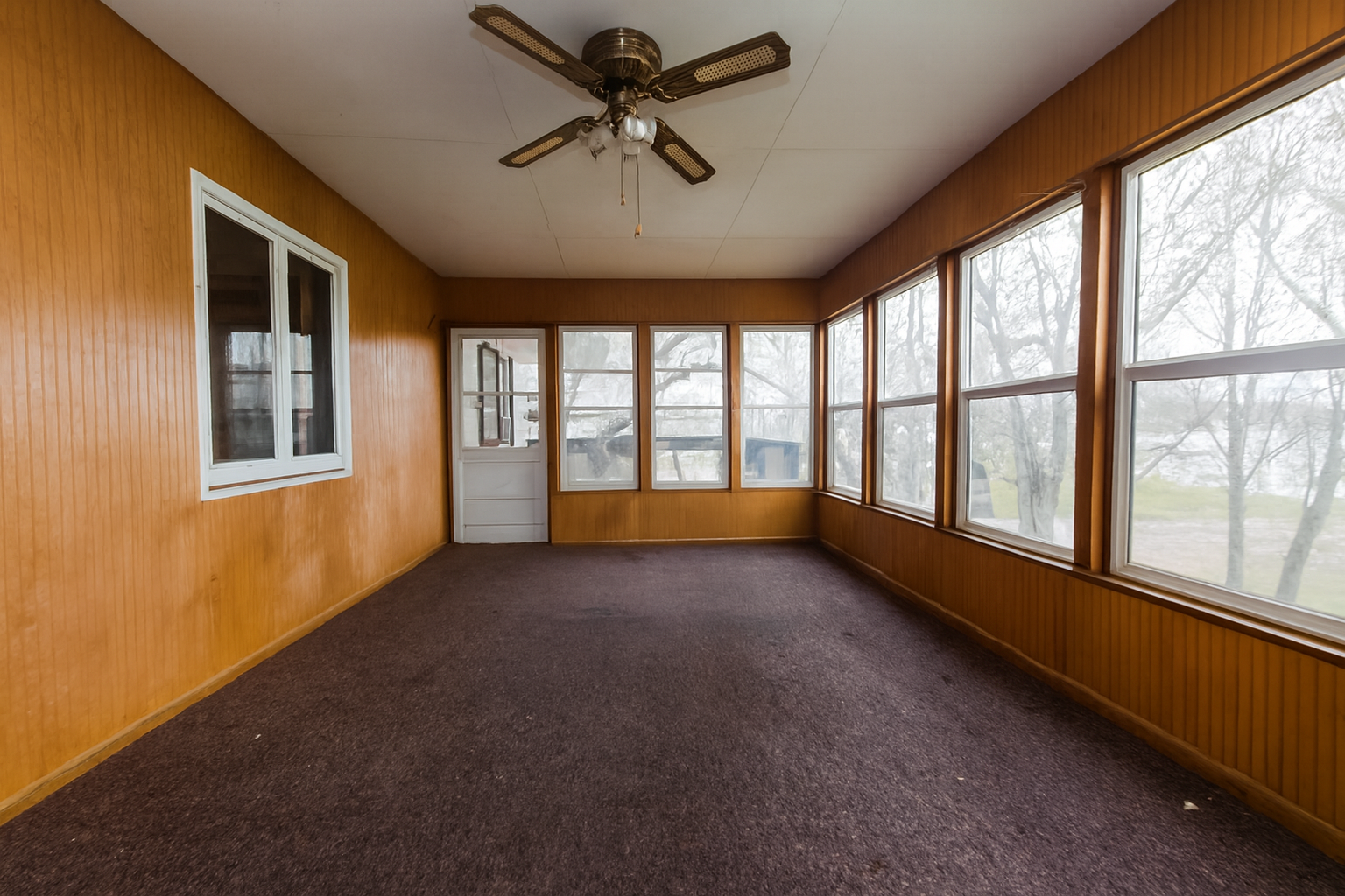 Virtually Cleared Sunroom