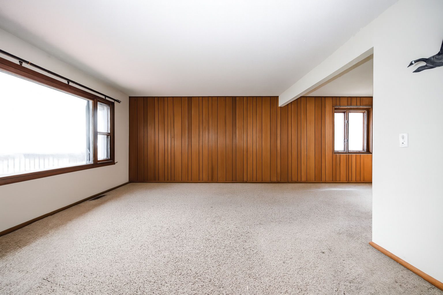 Virtually Cleared Living Room