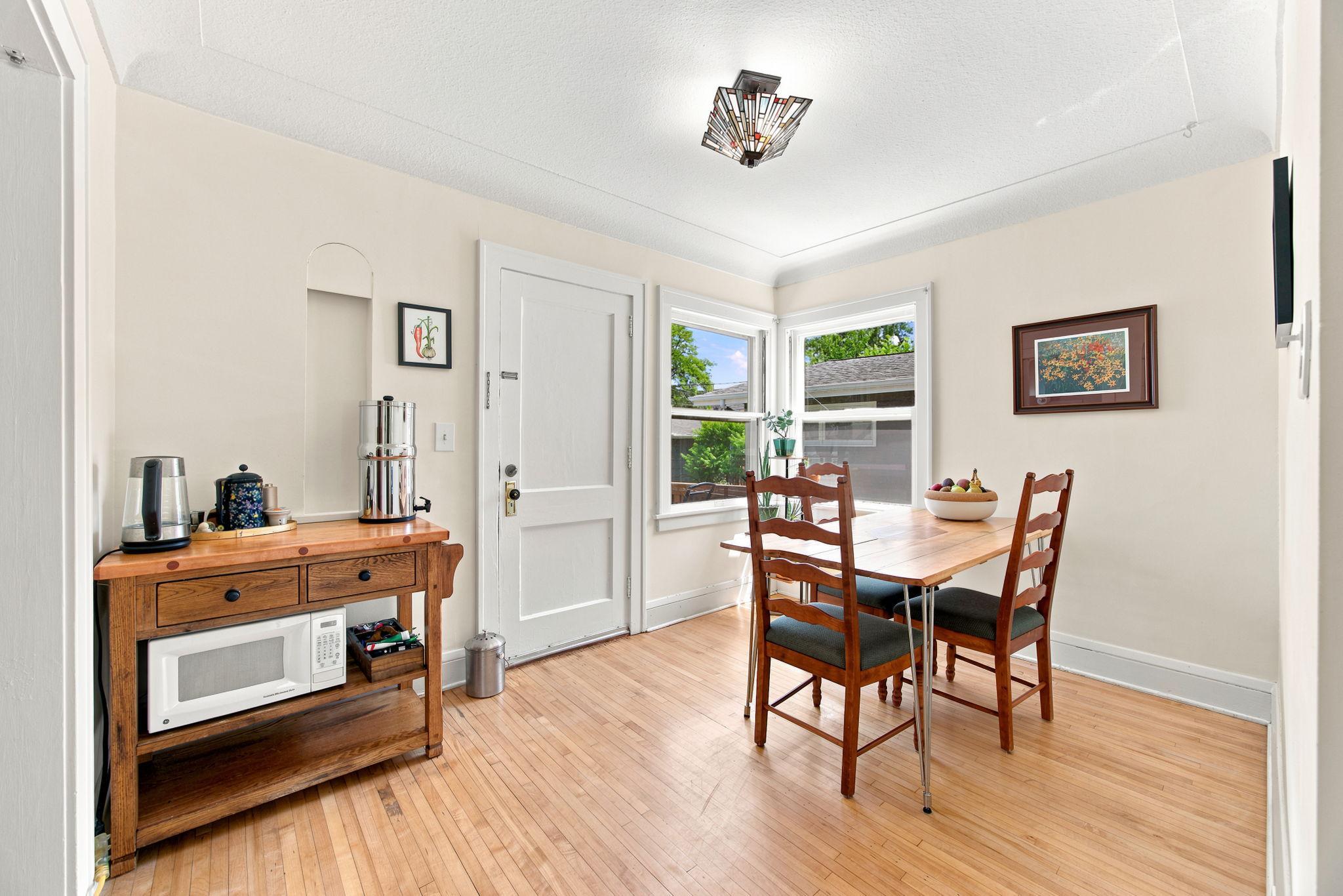 Dining Room with access to Back Deck