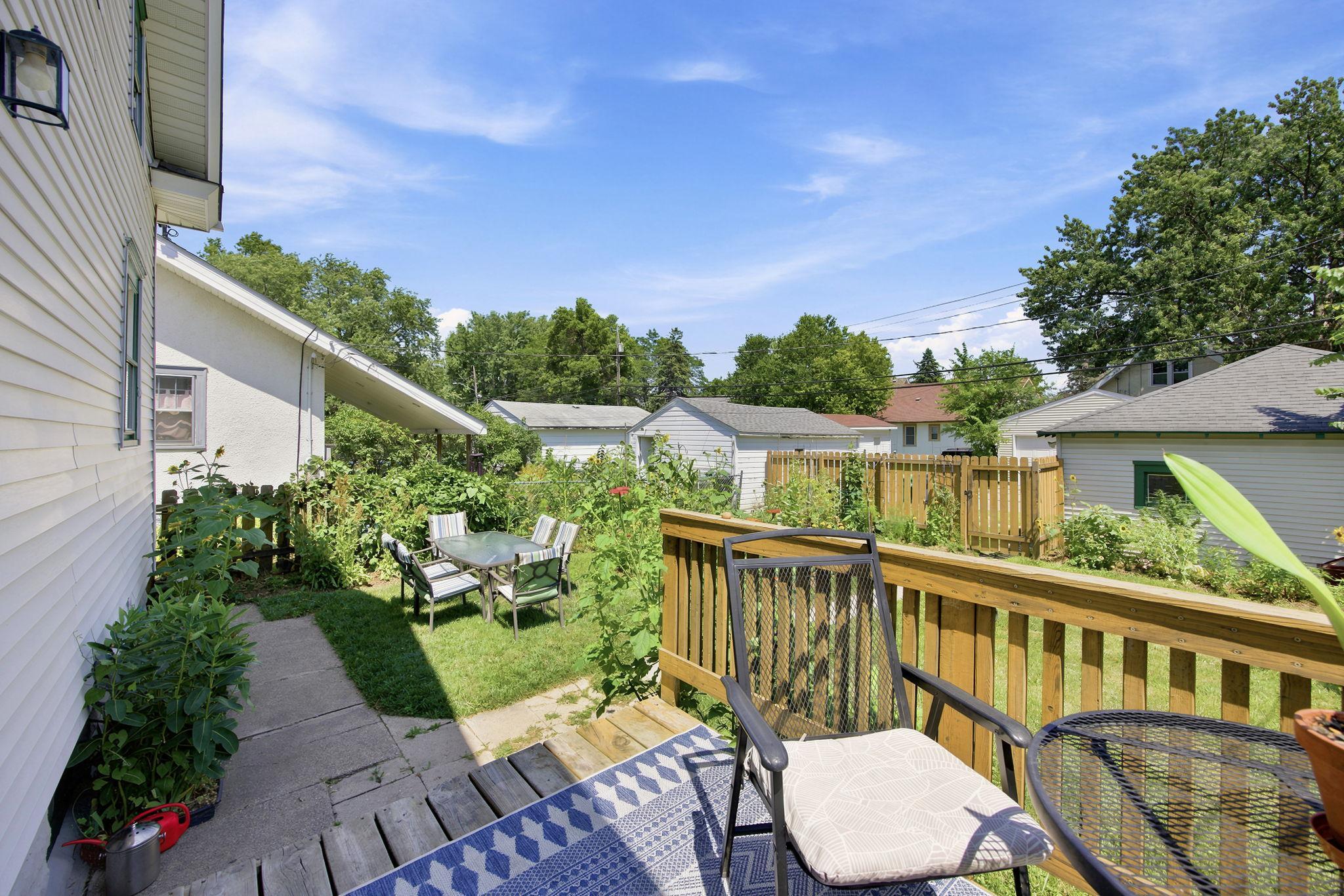 View from back deck