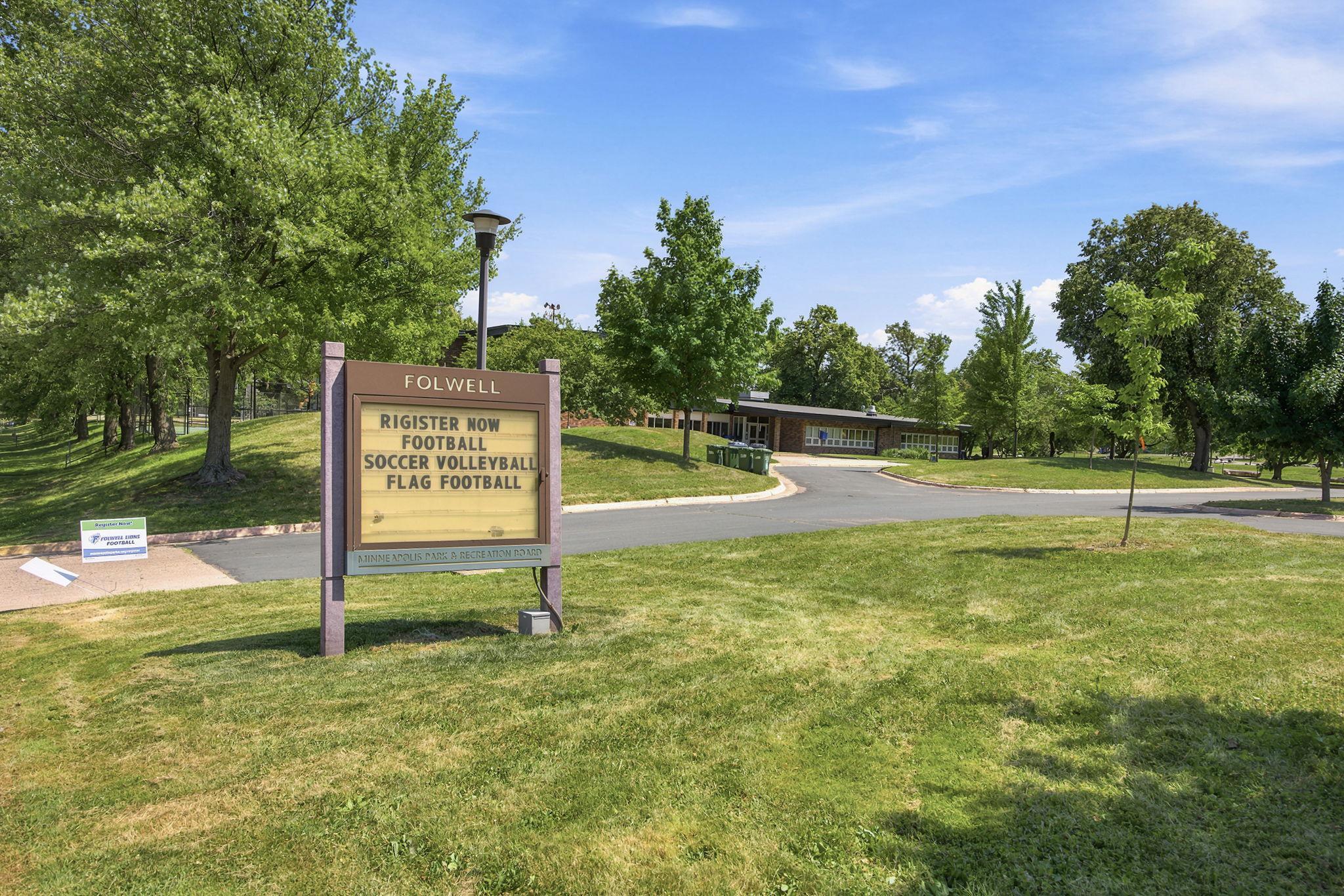 Nearby Folwell Park