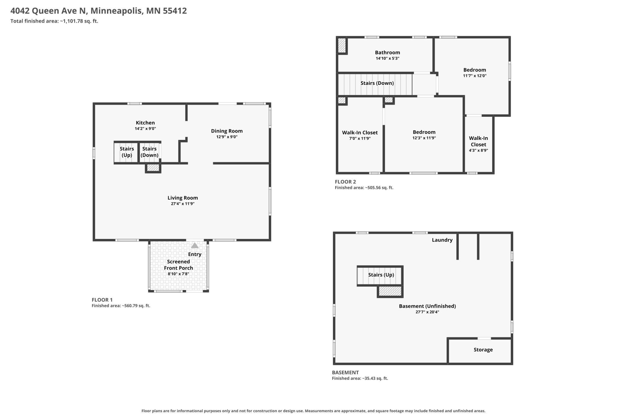 Combined Floor Plans