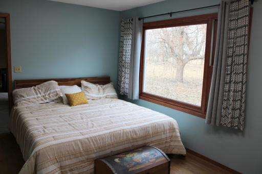 Bedroom with no step access to outside