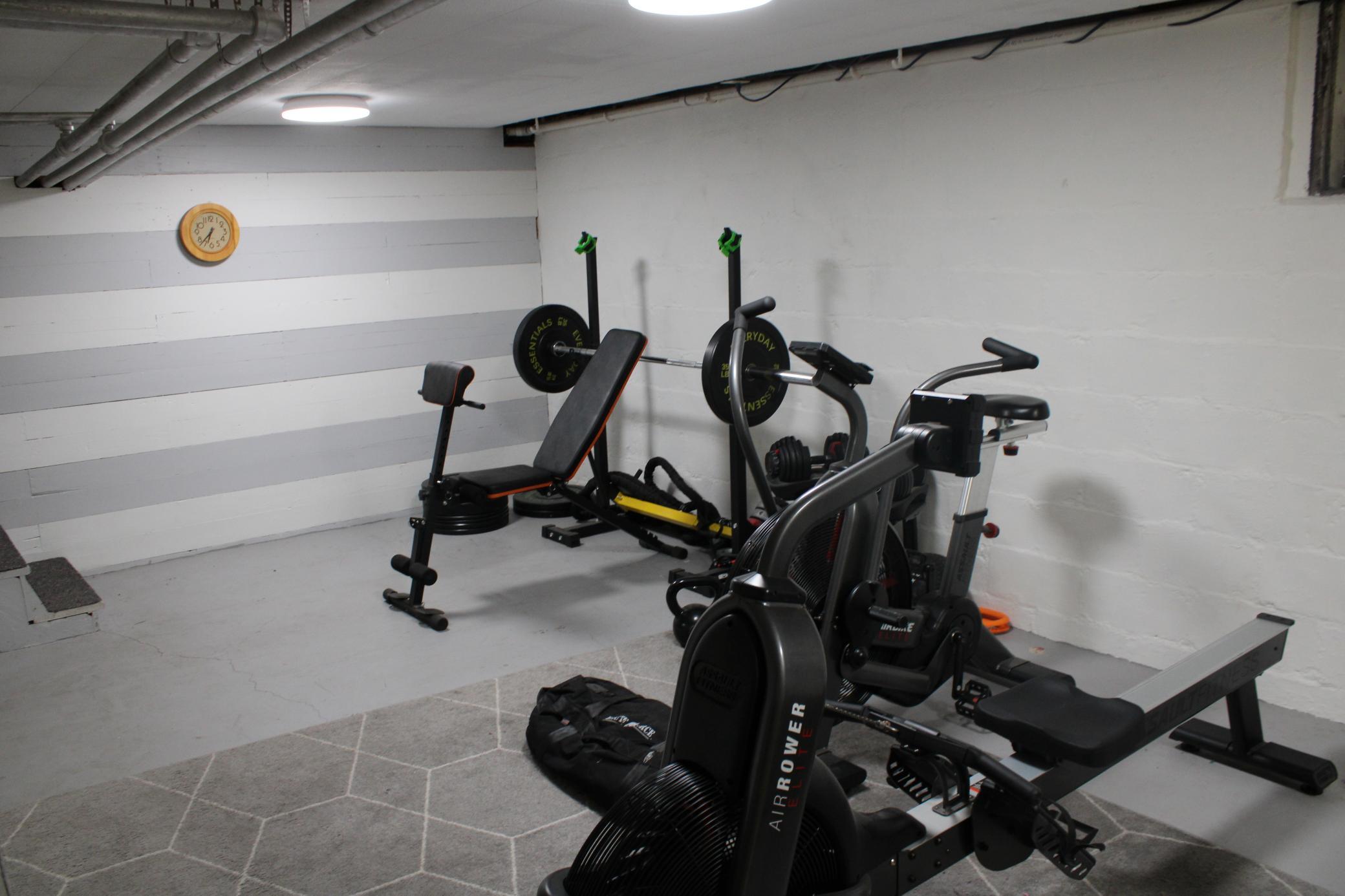 basement work out area