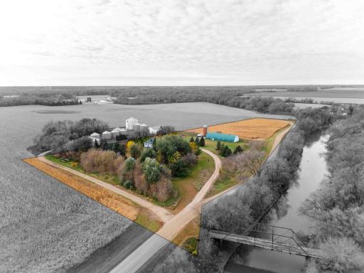 color area shows property lines
