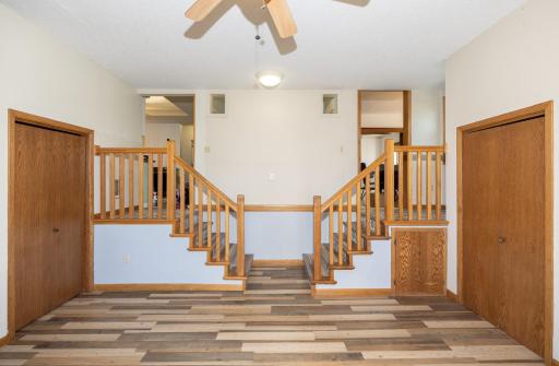 roomy foyer