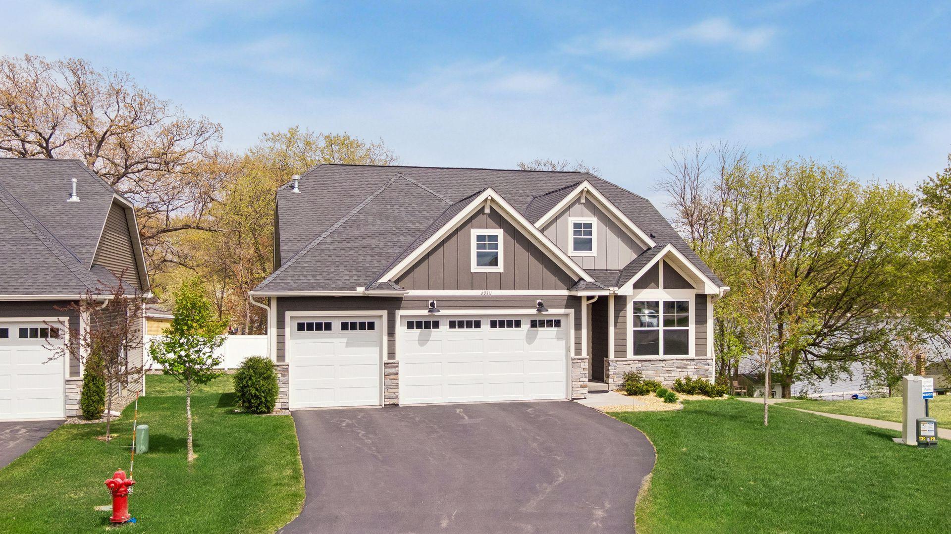 3 car heated garage!
