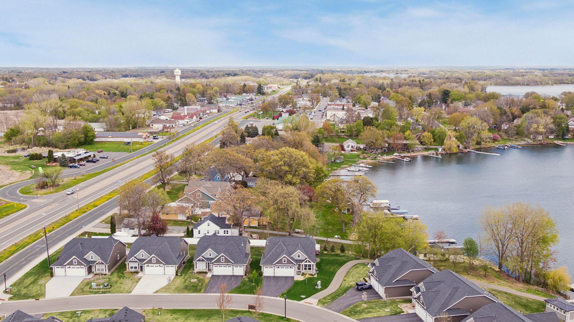 All the benefits of lake views, without the higher property taxes of the lake front homes.