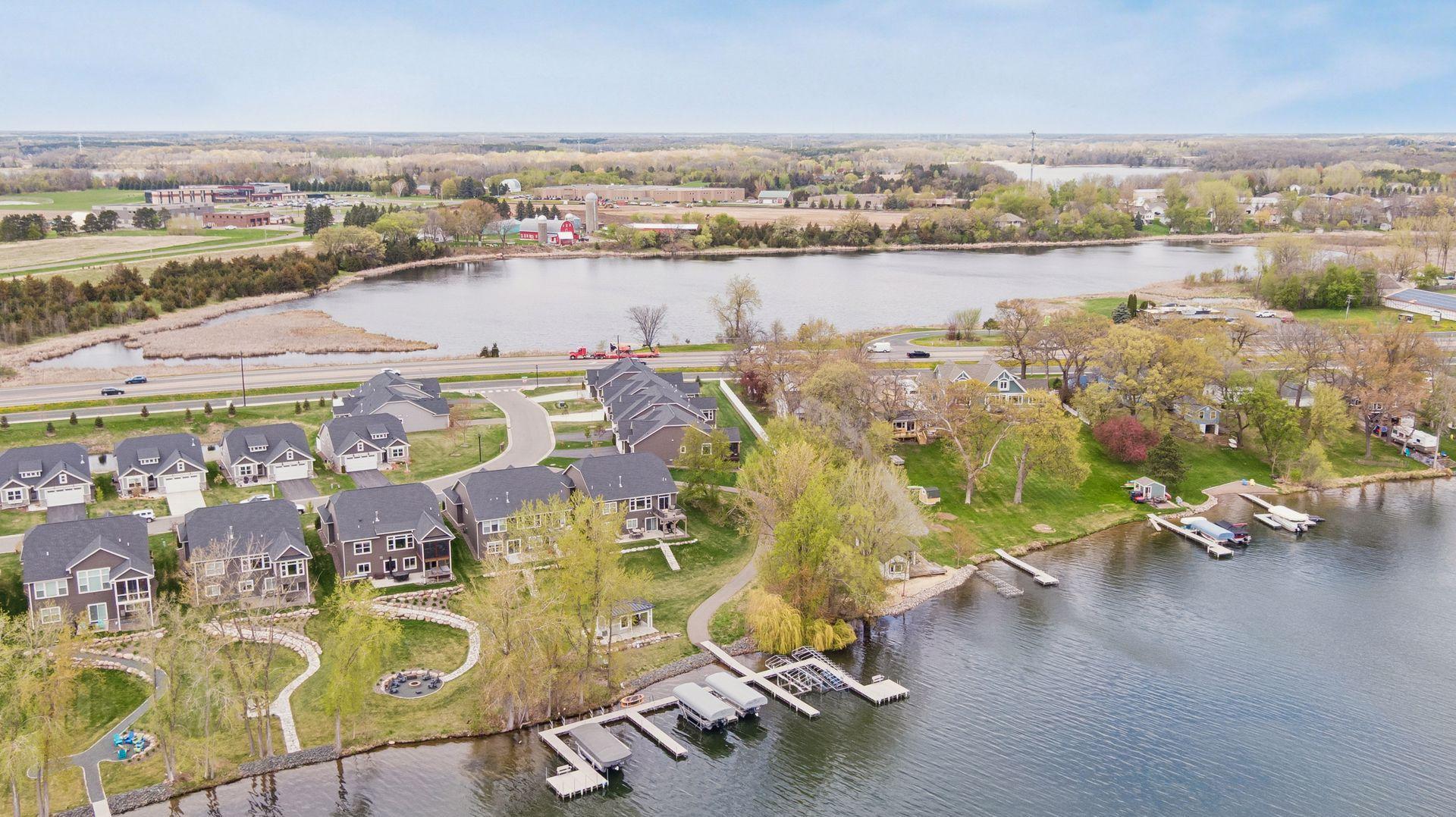 What also makes the Green Lake Villas community unique, is the Association has a Boat Club. A nominal annual fee allows you to join and share access to a Bennington pontoon that is parked in the far left slip on the dock.