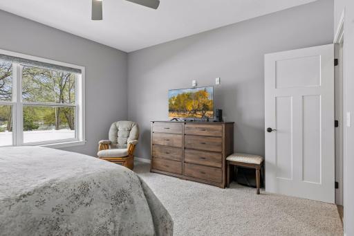 Quality 3-panel doors throughout the home.