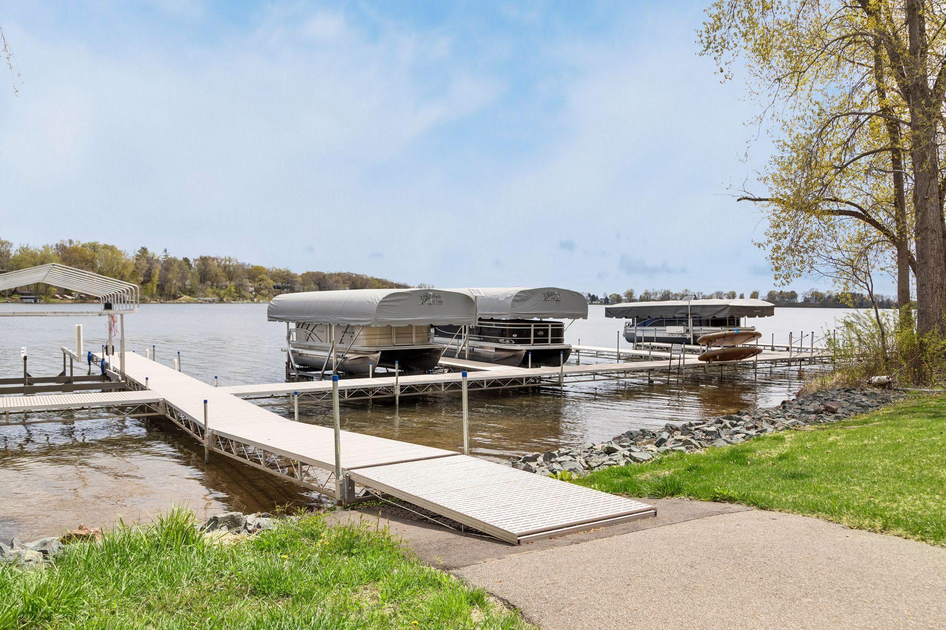 Association maintained dock.