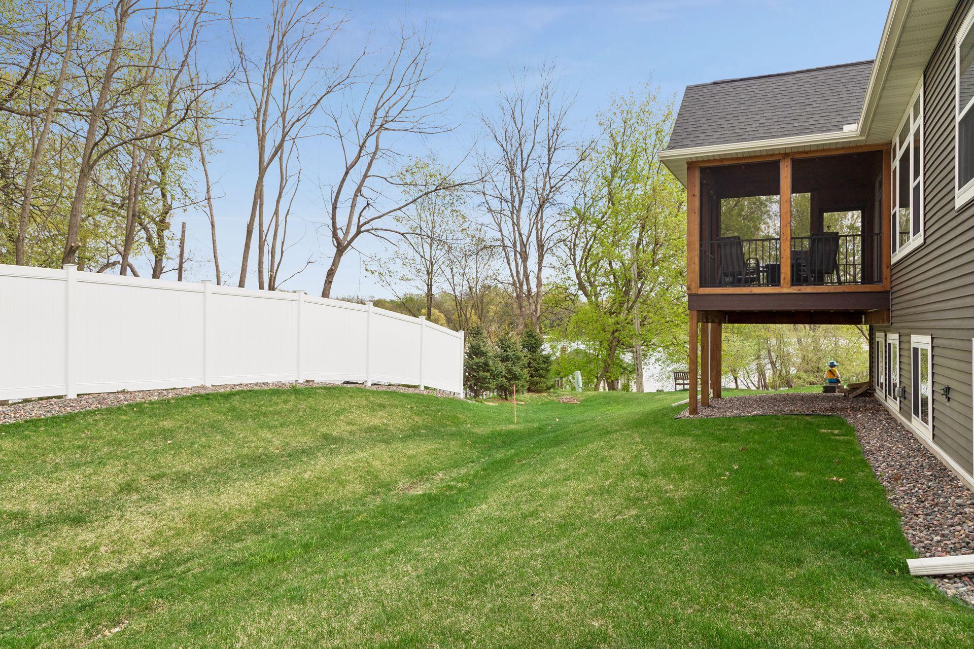 Privacy fence is owned by the association.