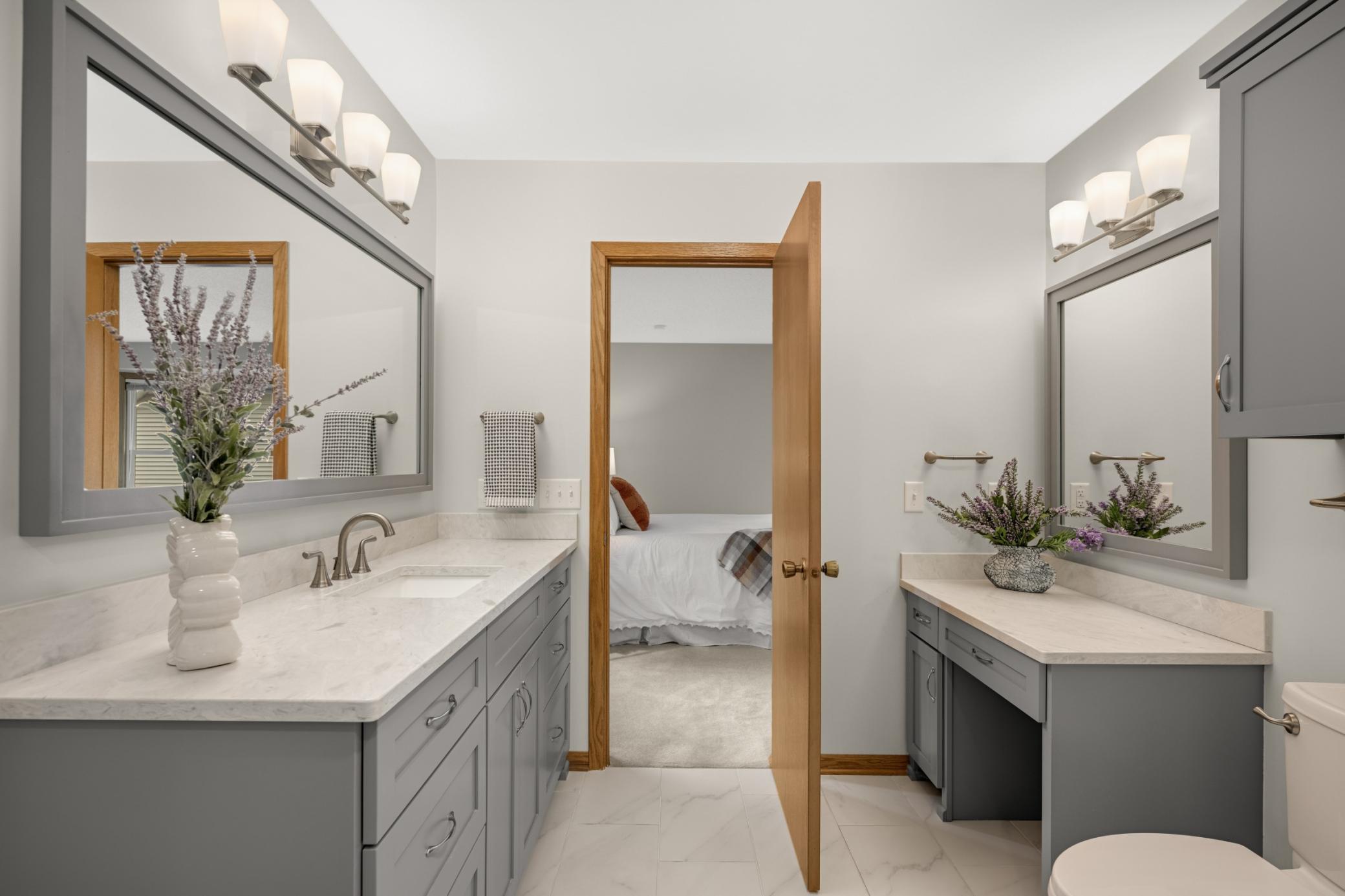 Completely upgraded Primary Bathroom.