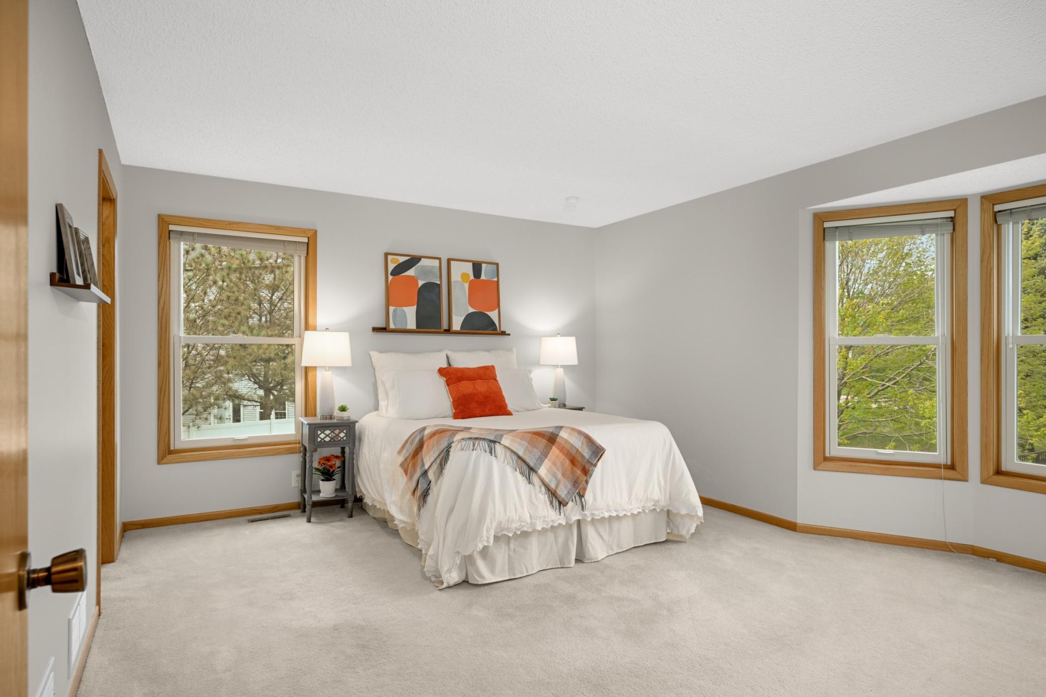 Upper Level Primary Bedroom.
