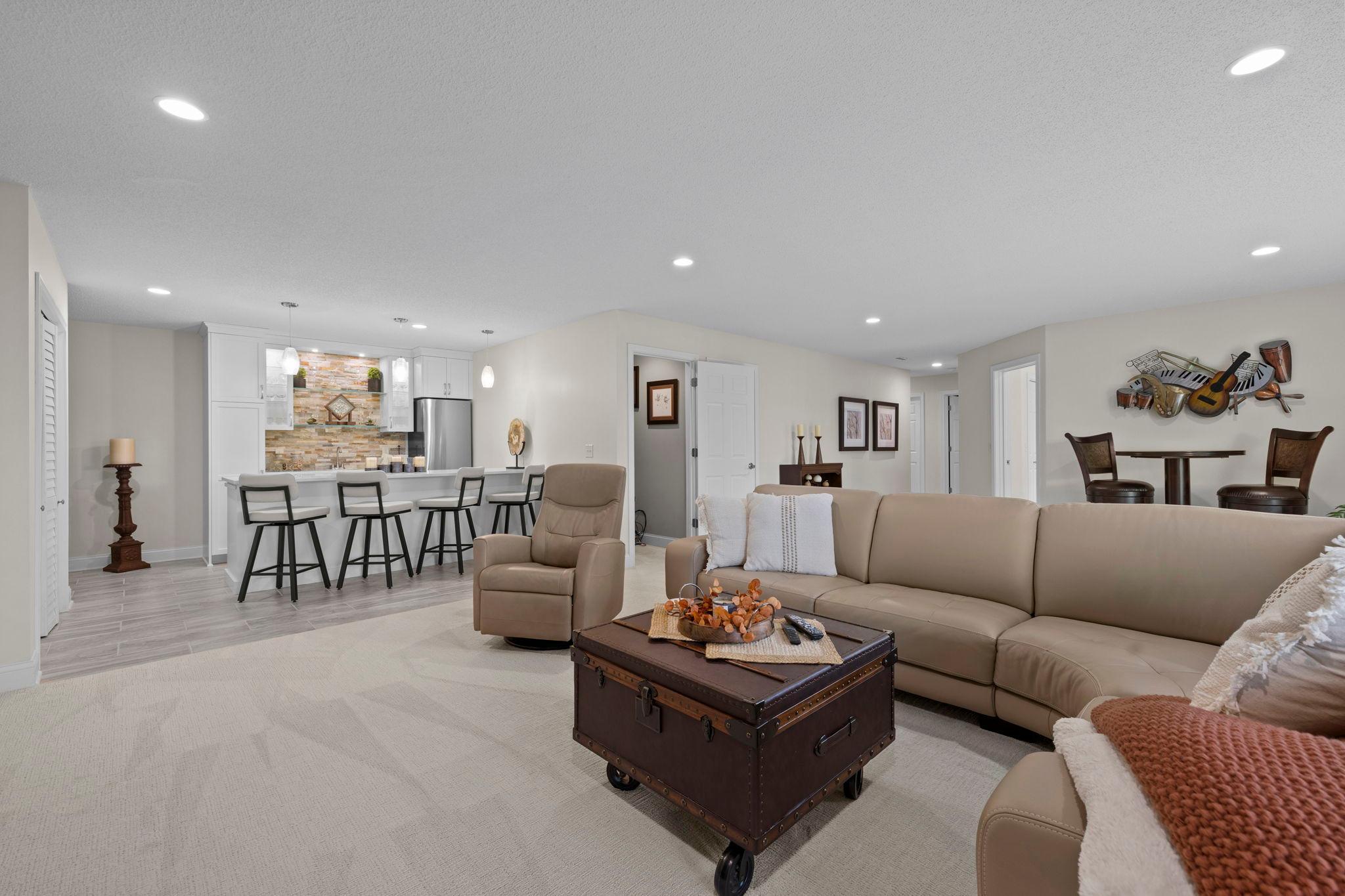 Lower level living
