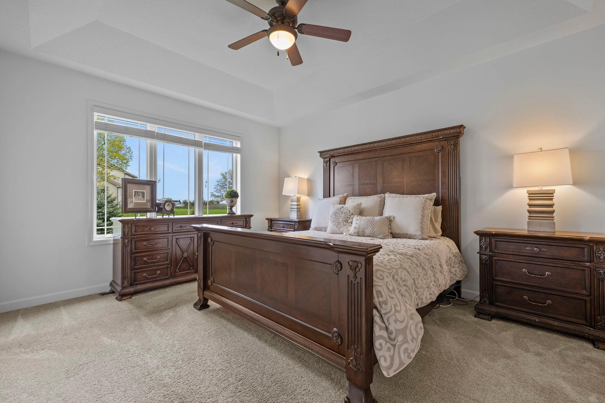 Main bedroom with great view