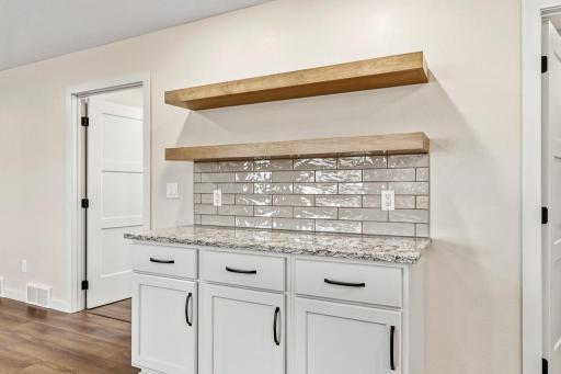 Wonderfully designed coffee bar display or secondary food station when you have all your company over for your favorite Holiday!