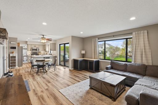 Tons of natural lighting with the new Andersen windows!
