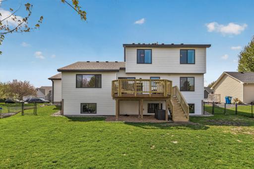 Large fully fenced in backyard!