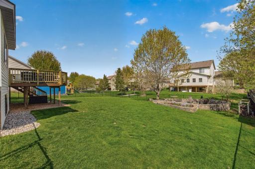Large fully fenced in backyard!