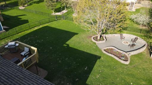 Large fully fenced in backyard!