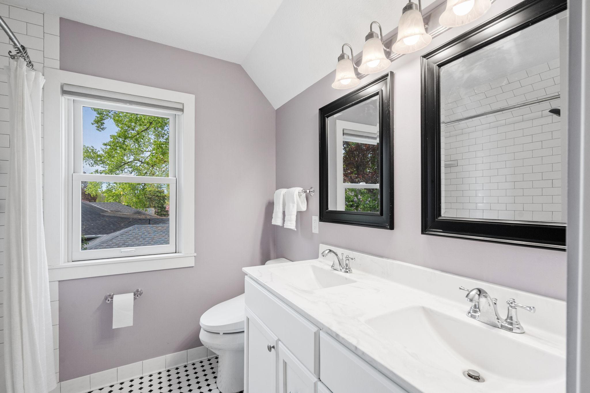 Full bathroom upstairs
