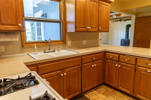 The Kitchen in central to everything on the main level