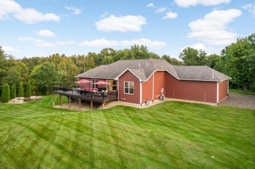 Large backyard with room to play, garden, entertain, or simply enjoy the outdoors in a private setting.