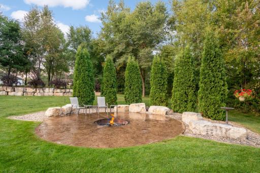 Expansive outdoor space offers endless opportunities for large bonfires, gatherings, and enjoying Minnesota summers.