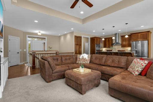 Comfortable main-level living spaces designed with an open feel and warm, inviting atmosphere throughout.