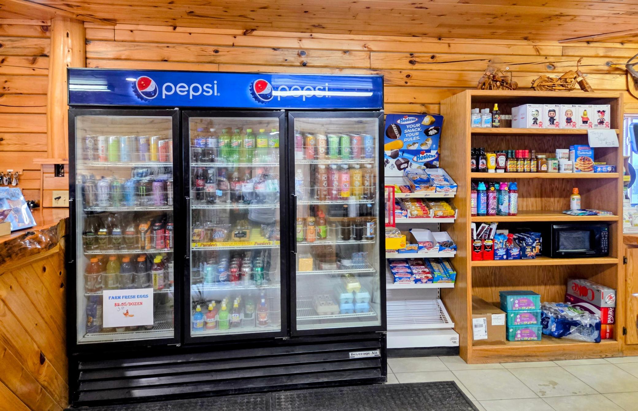 Retail area of station