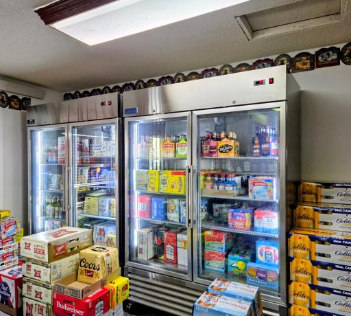 Liquor store coolers
