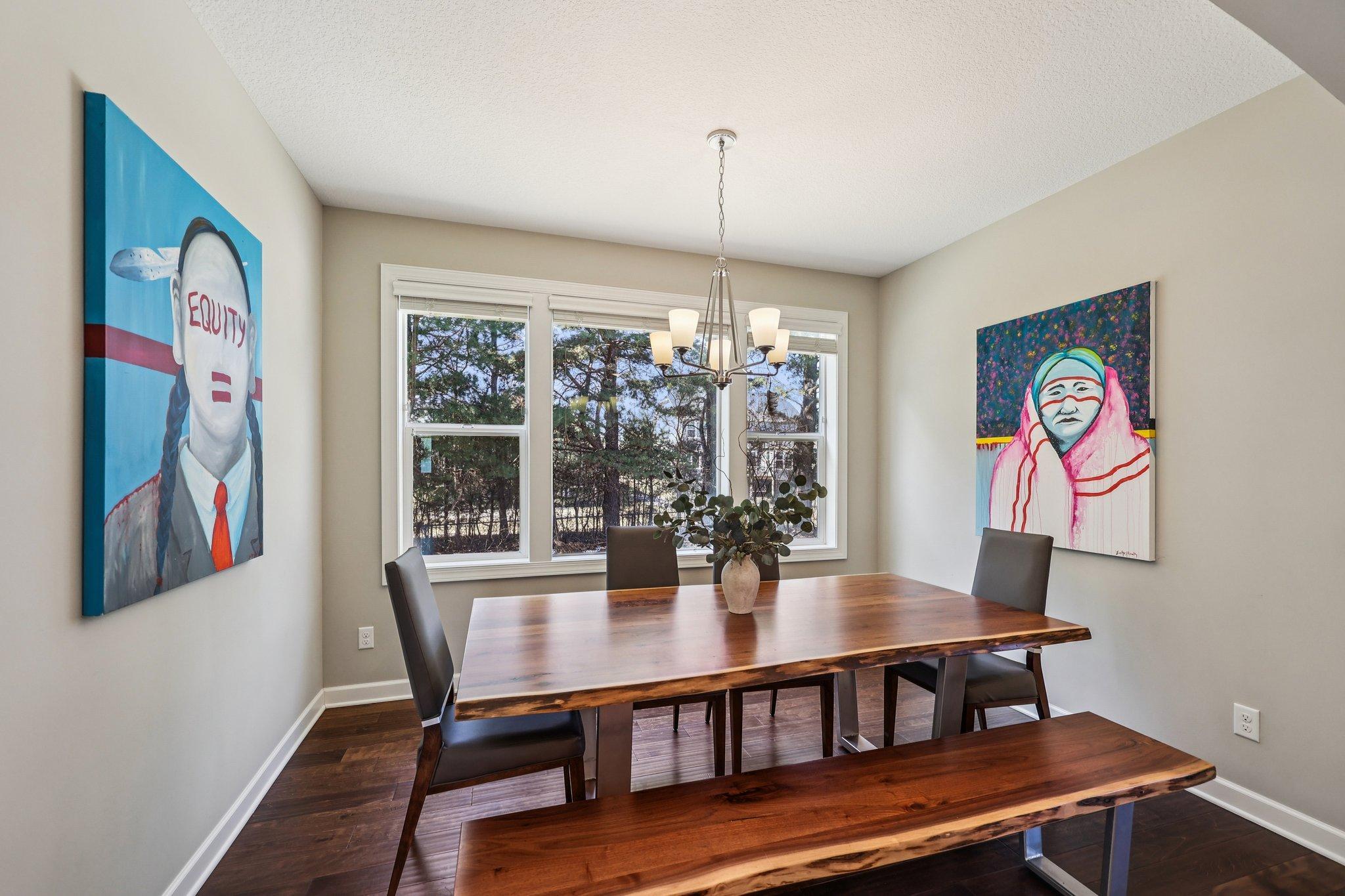 Formal dining area