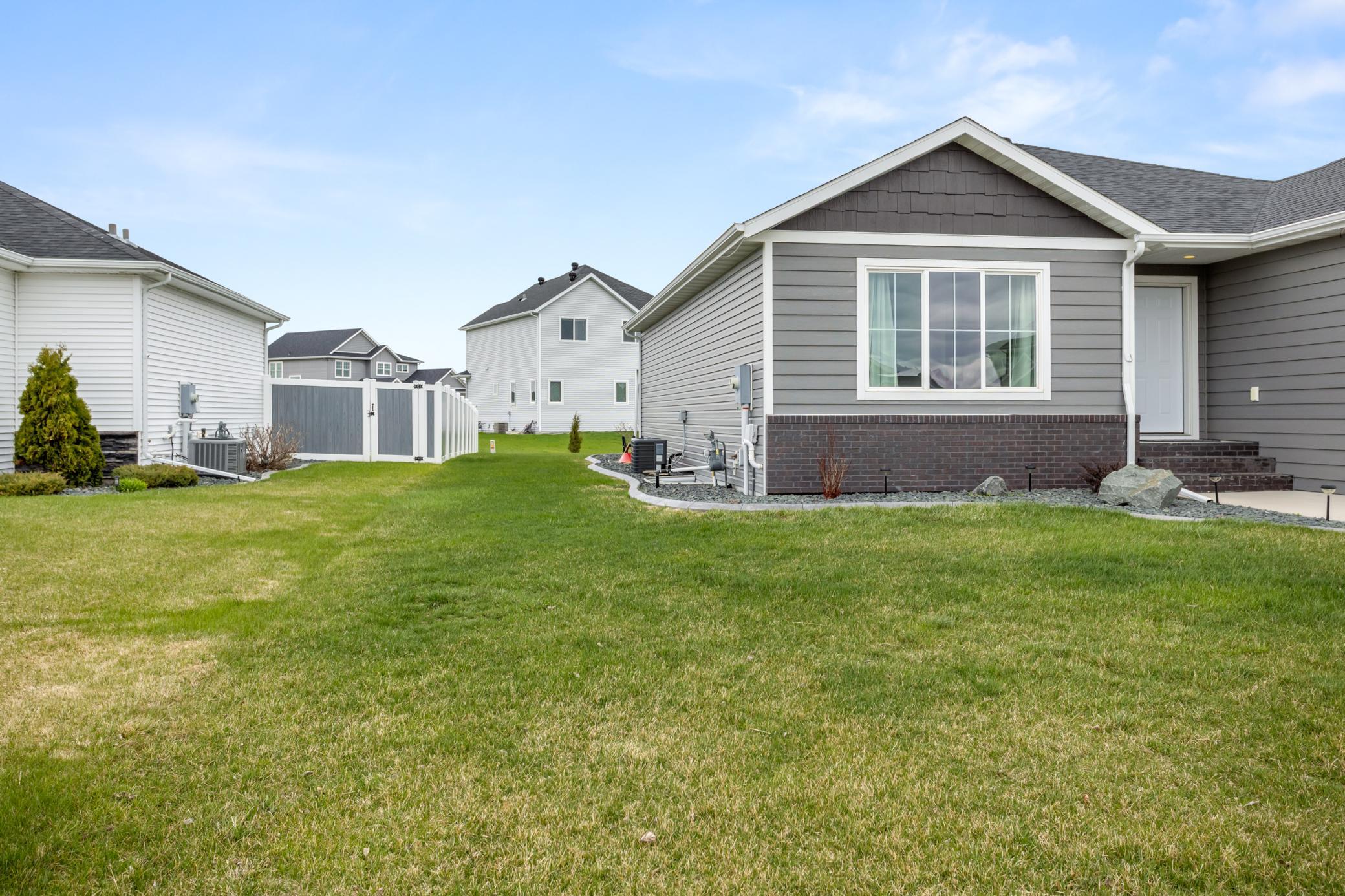West Side yard