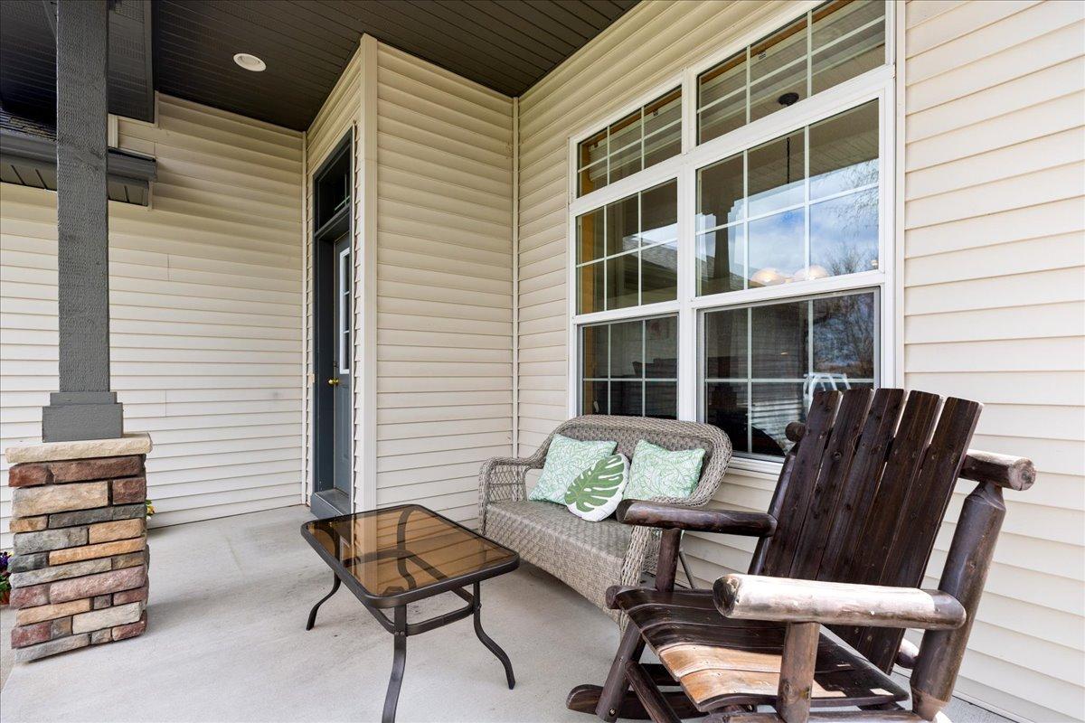 Relax on the front porch