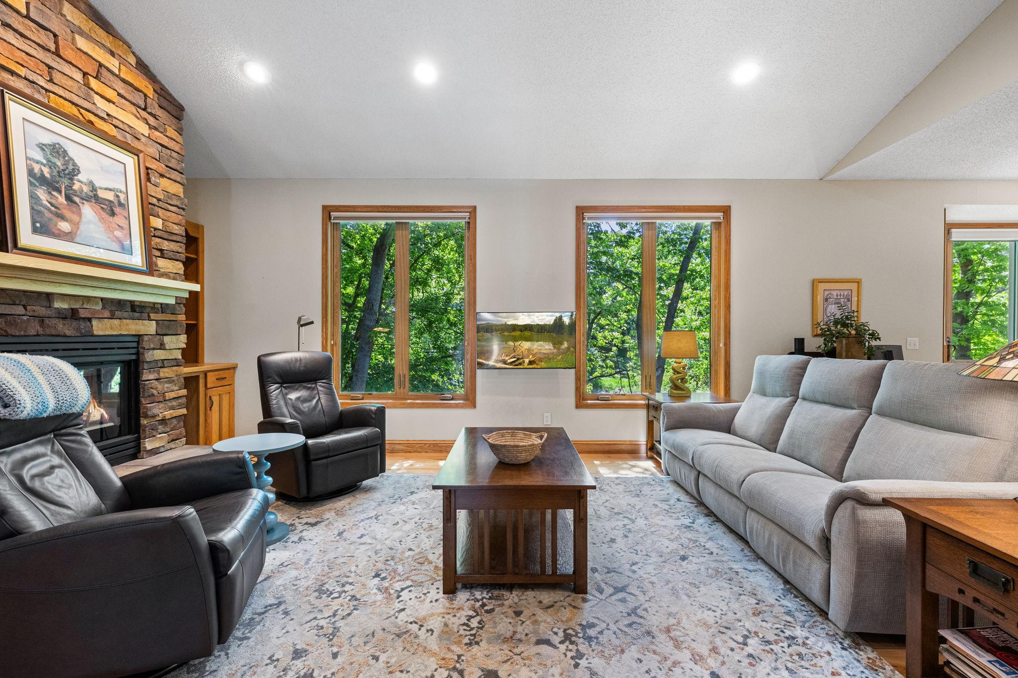 private wooded views!