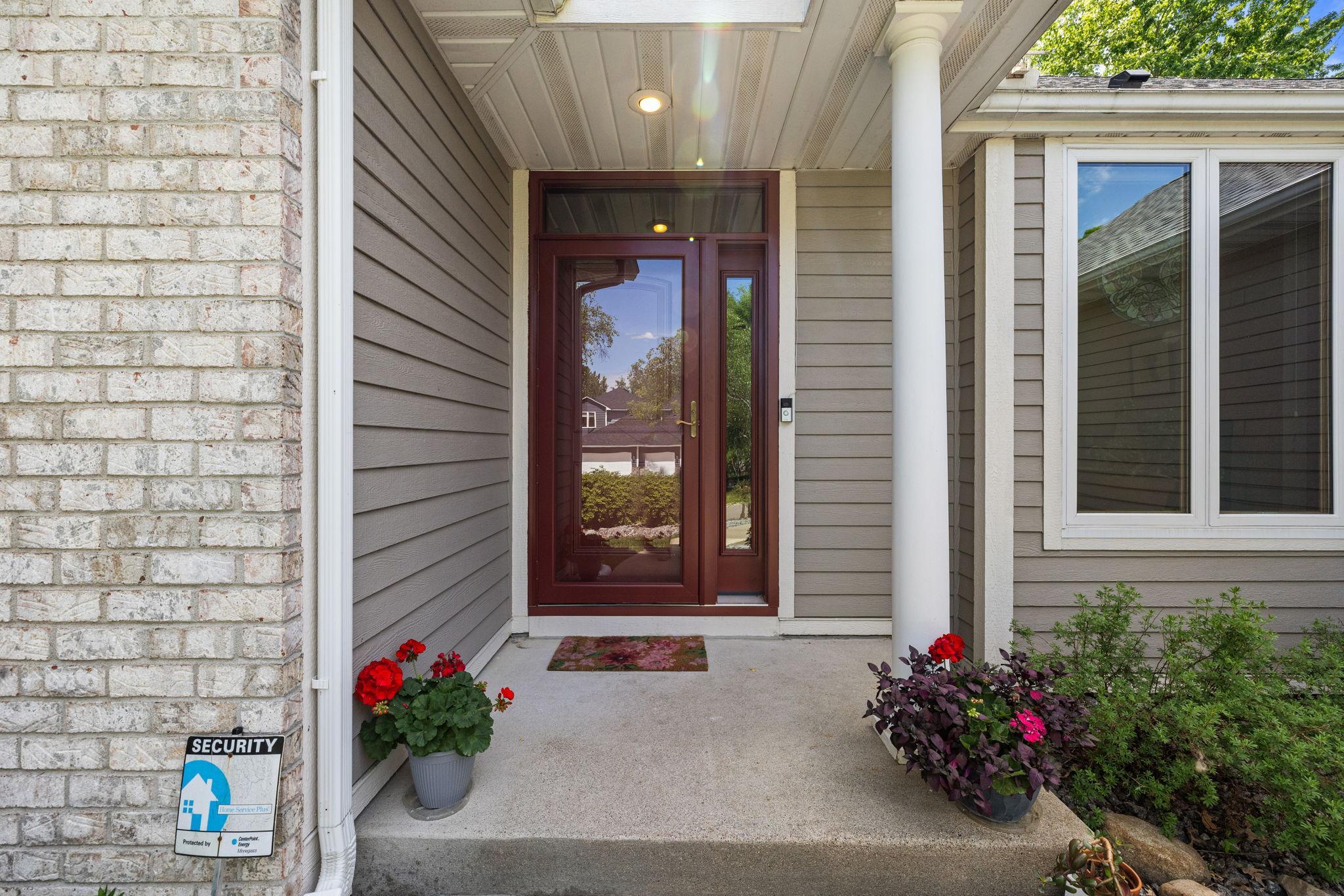 entry way with new door and storm doornewsy
