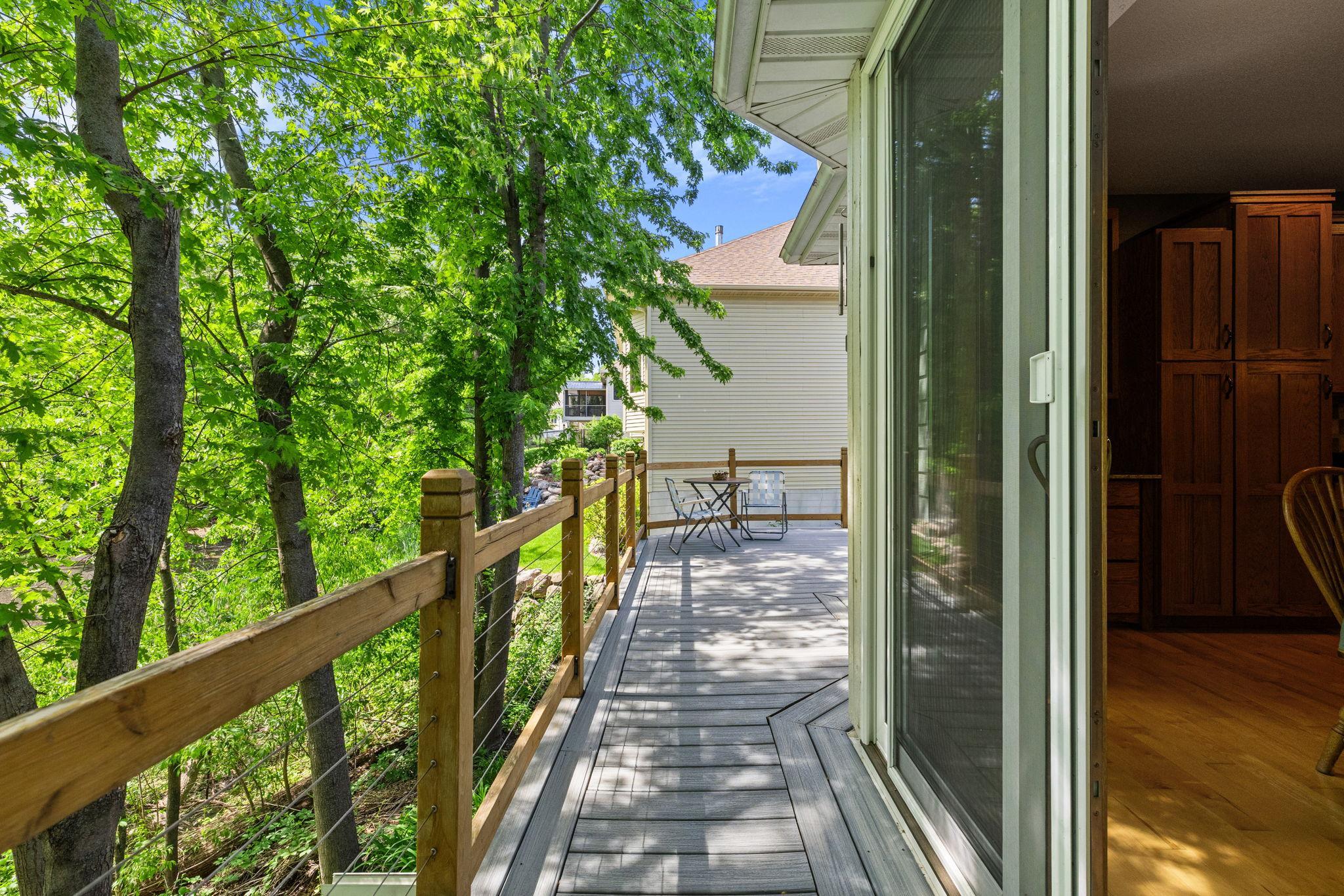 wrap around deck