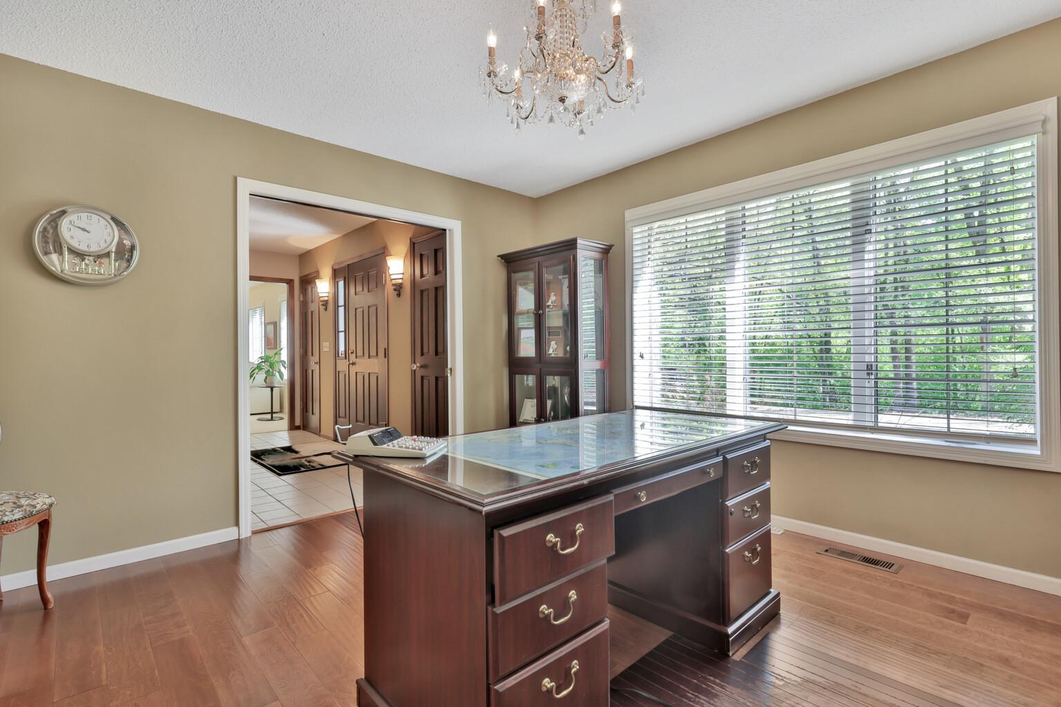 Currently being used for office. Could also be a formal dining space