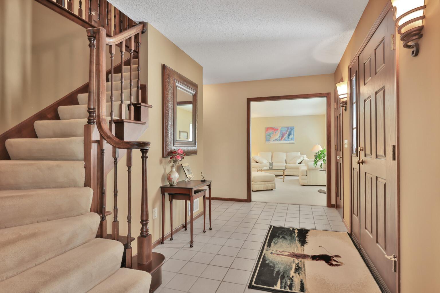 Greet your guests with plenty of space.