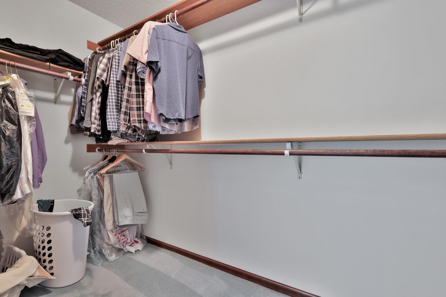 Large walk-in closet