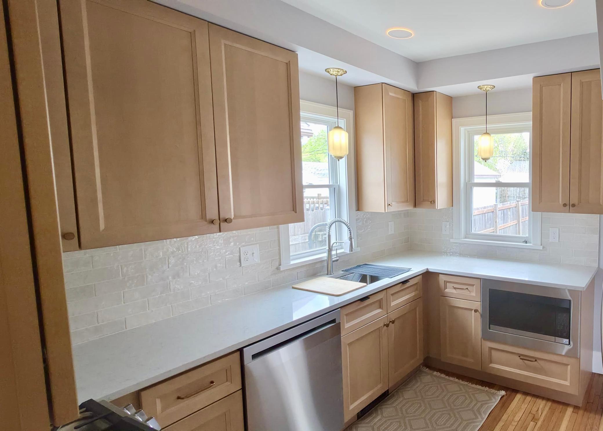 Custom Cabinetry and Quartz Counters