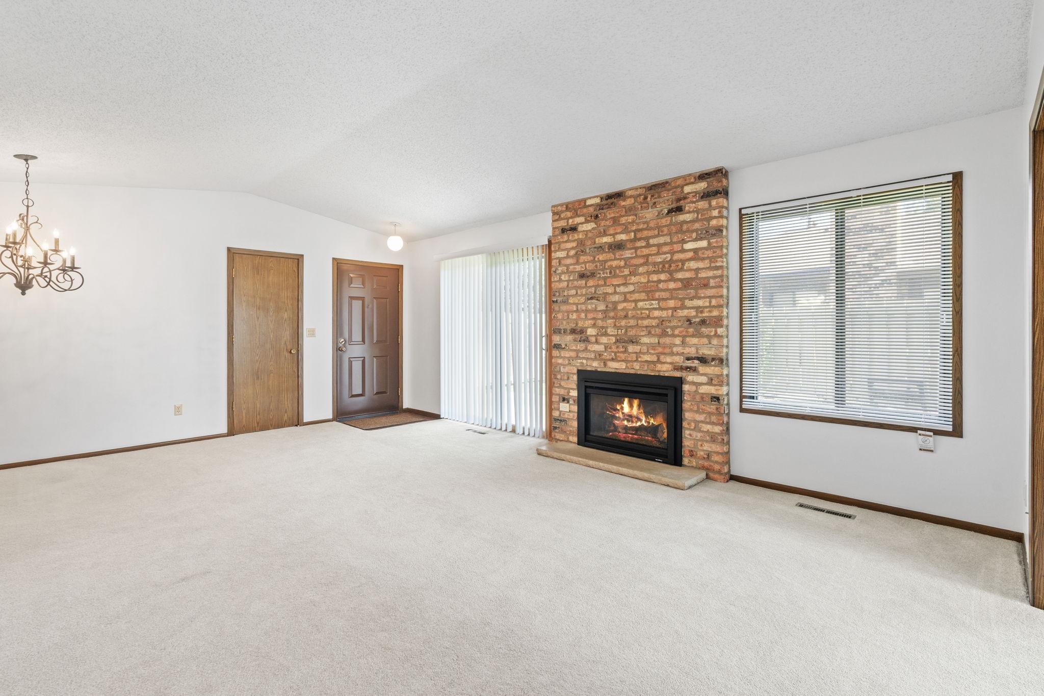 1164 Xene Ln N Brick Gas fire place