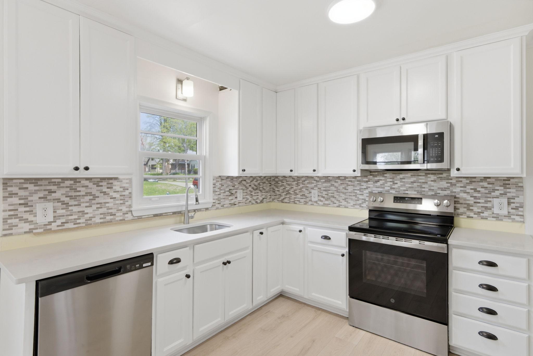 Updated kitchen with new countertops
