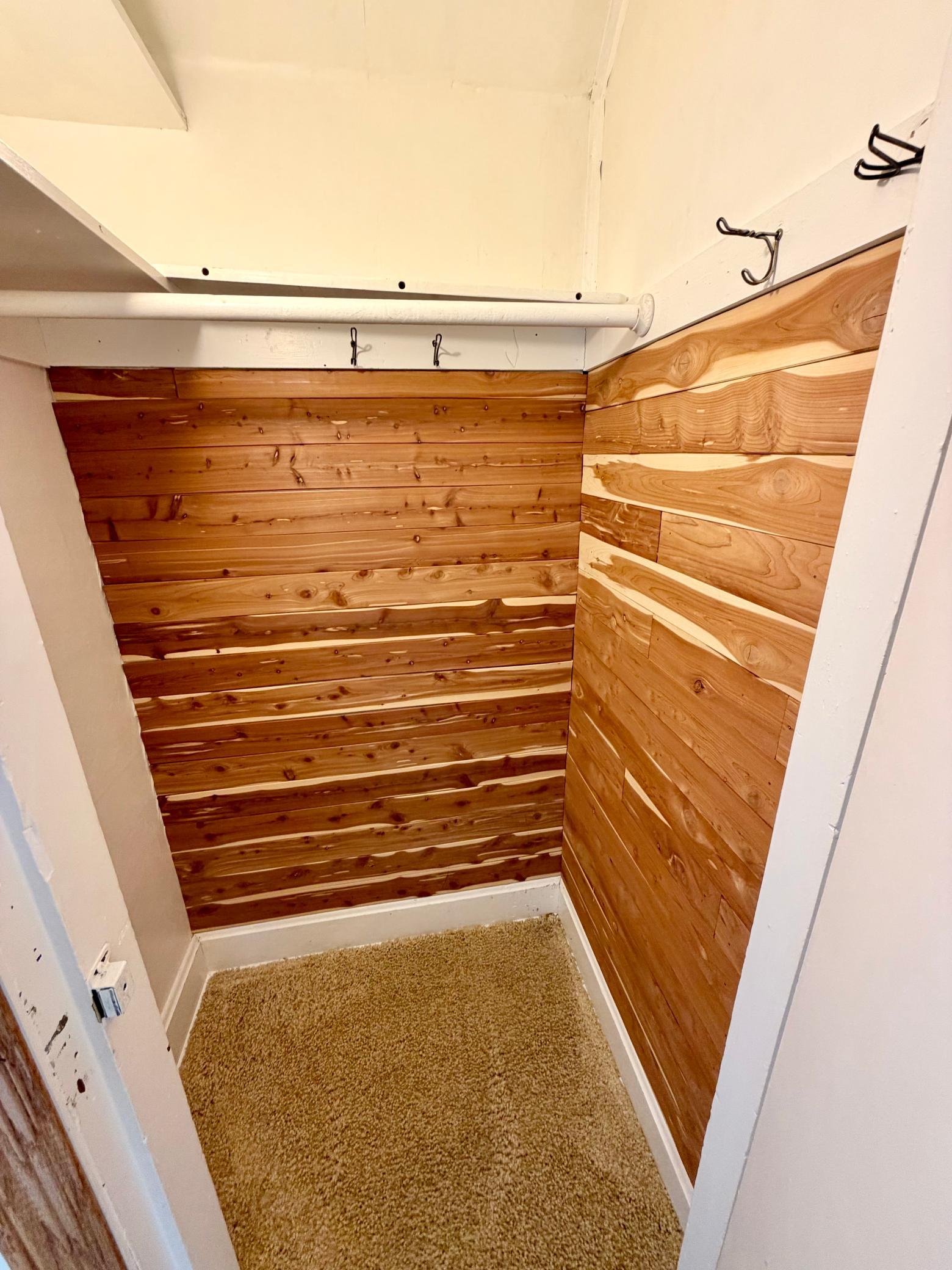 Cedar Lined Closet
