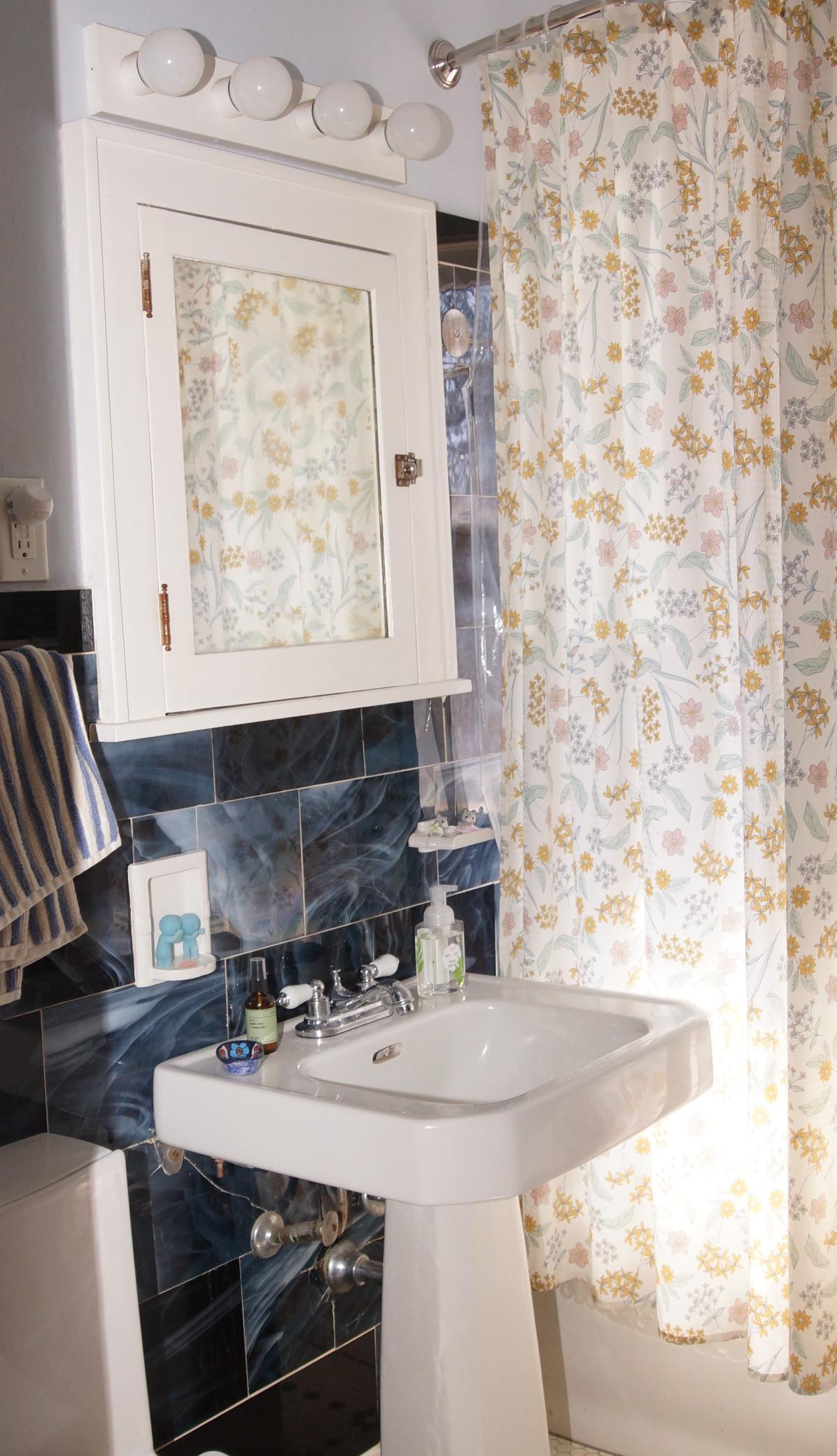 Updated Bath on 2nd Floor finished with tile walls