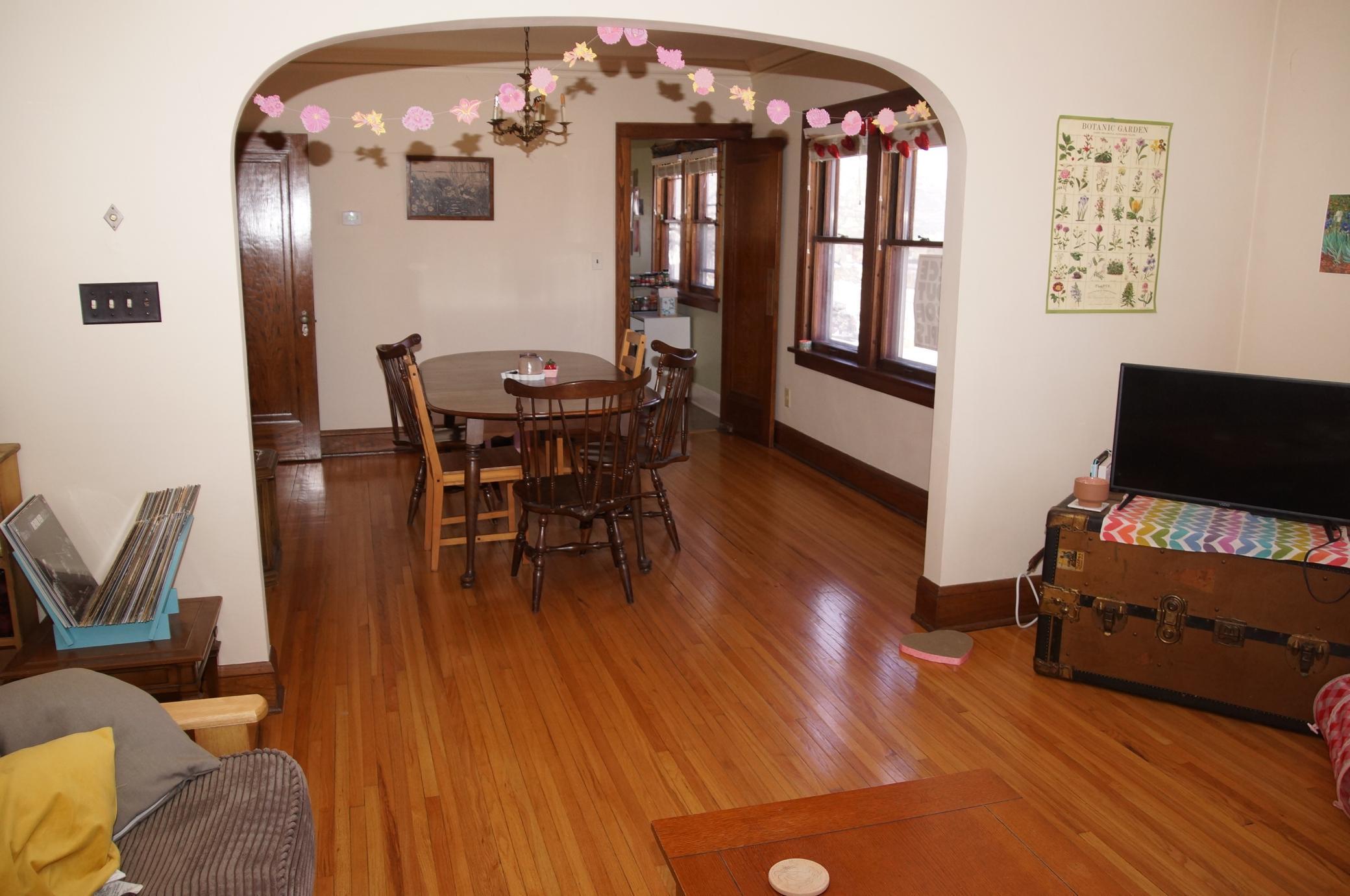 Living Room Looking to Dining Room