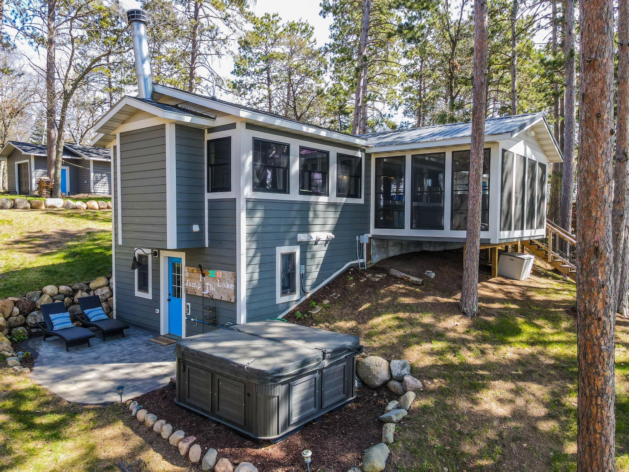 Side of the cabin