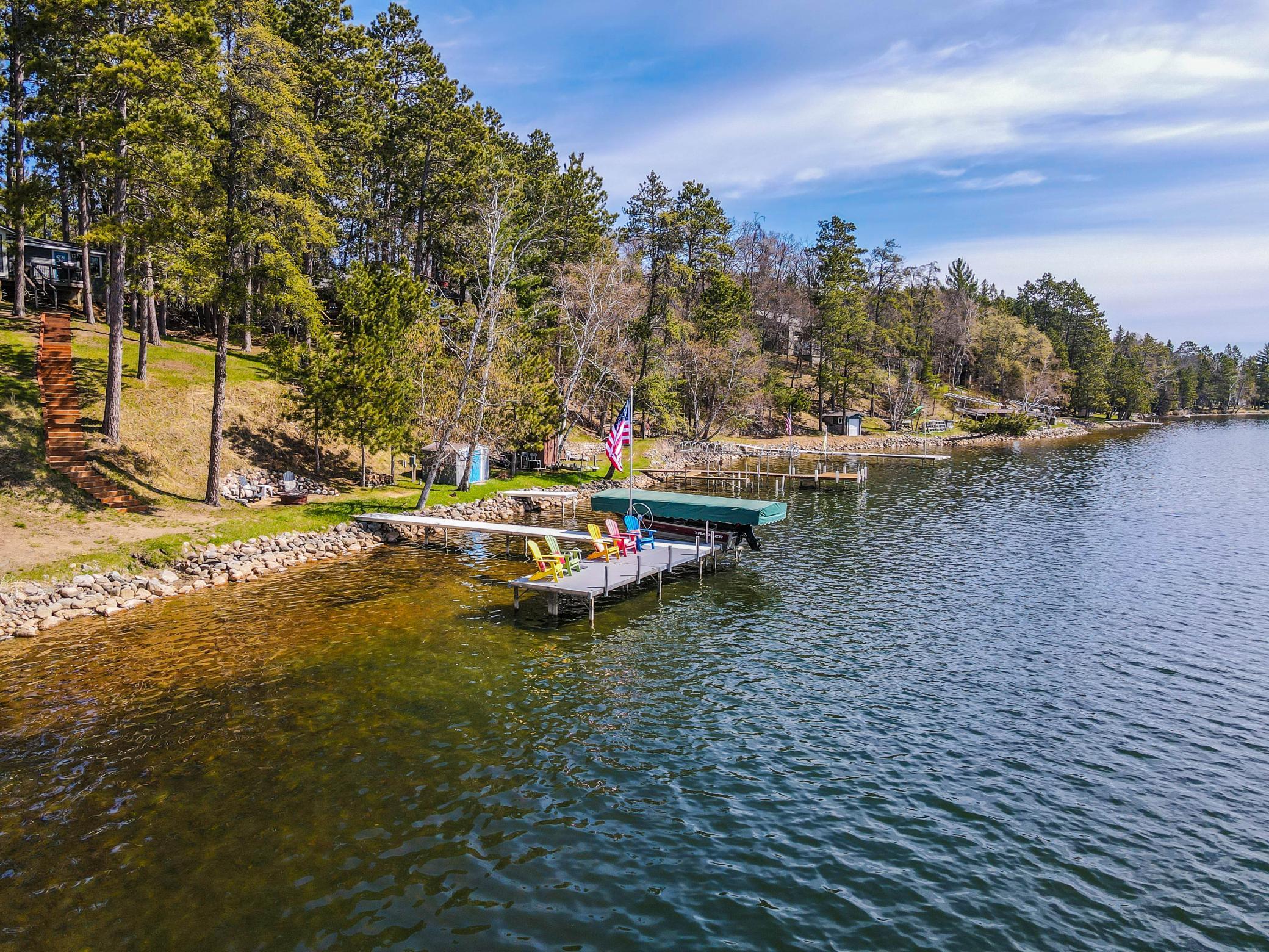 Drone of the Dock area